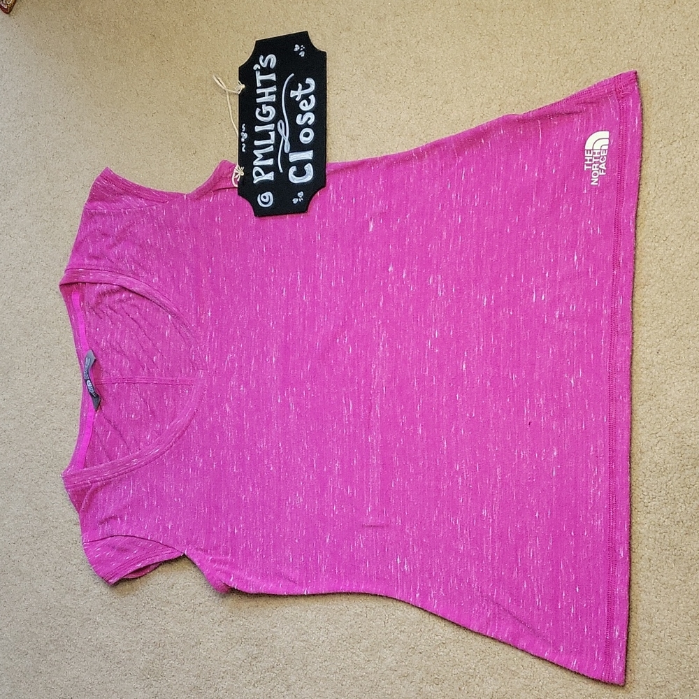 The North Face Small Athletic Top Fuchsia Pink Cap Sleeve